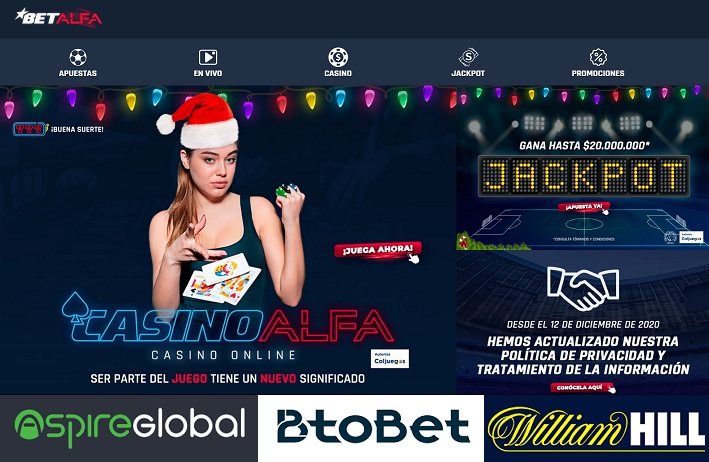 Colombia: BtoBet acuerda con William Hill por sitio BetAlfa