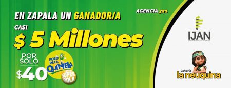 Lotería La Neuquina repartió $4,92 millones