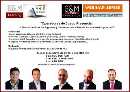 Ya está abierto el registro para el nuevo webinario de Operadores de Juego Presencial