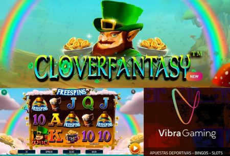 Un universo de oro, arcoíris y tréboles con Clover Fantasy, la última slot de Vibra Gaming