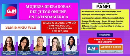 Operadoras del juego online, el nuevo panel para el jueves 22 de julio