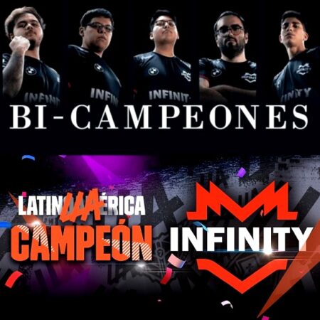 ¡Histórico! Infinity Esports es bicampeón latinoamericano de LLA