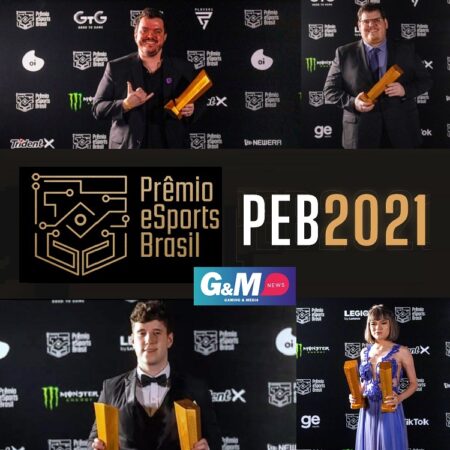 Gaules, Casimiro, Psycho e Daiki: Grandes ganhadores dos Prêmios Esports Brasil 2021