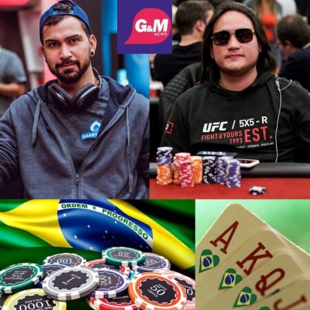 Gabriel Moura e Dante Goya, grandes vencedores brasileiros em um fim de semana de puro poker