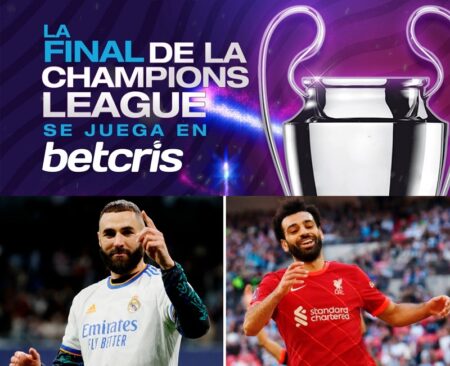 Betcris prepara varias promos para Real Madrid vs. Liverpool, la gran final de la UEFA Champions League