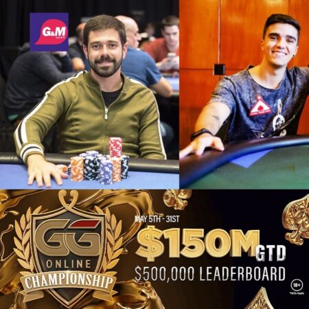 Boianovsky e Araújo, destacados no poker da GG Online Championship