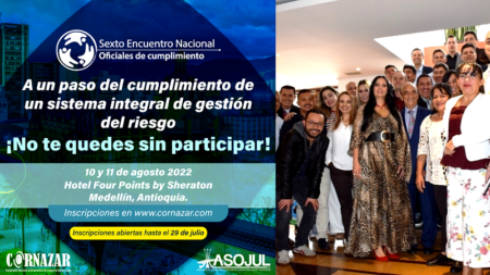 Colombia: Siguen abiertas las inscripciones para el Sexto Encuentro Nacional de Oficiales de Cumplimiento