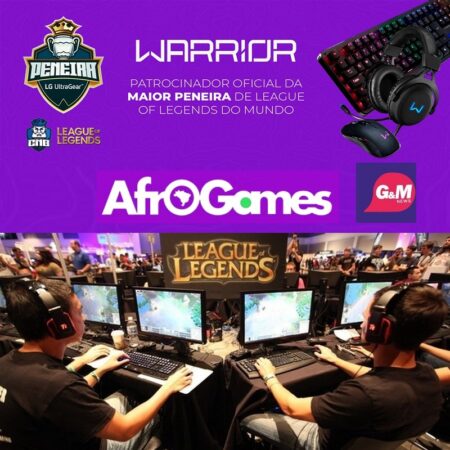 A Warrior patrocina o CNB Esports e o Projeto AfroGames