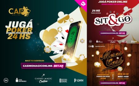 El poker se suma a la amplia oferta de entretenimiento online de Casino Magic