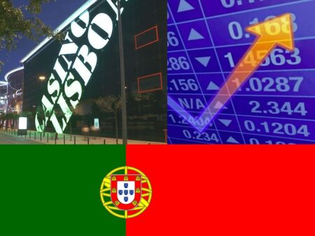 Portugal: Receitas dos casinos presenciais foram €162,4 milhões, +147% até agosto 2022