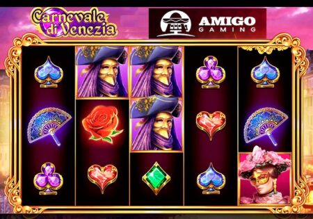 Colores, música, alegría y premios en ‘Carnevale di Venezia’, la nueva slot online multilínea de Amigo Gaming