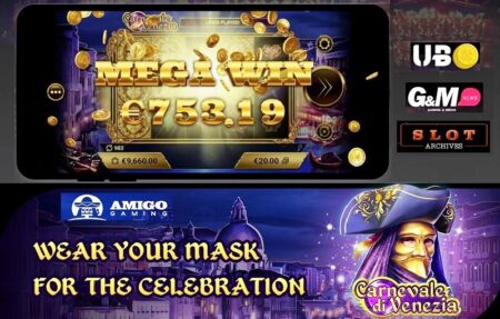 All the color and heat of ‘Carnevale di Venezia’, a novelty by Amigo Gaming, in another video review from G&M News and Slot Archives