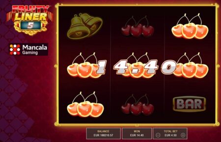 Mancala Gaming vuelve a ofrecer entretenimiento clásico y grandes ganancias con ‘Fruityliner 5’, su nueva slot online