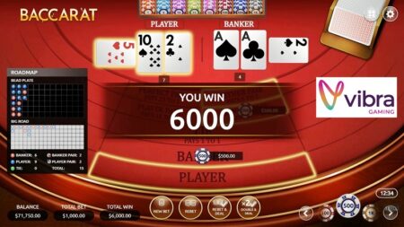 Vibra Gaming presents ‘Baccarat’ and completes the classic table games trio