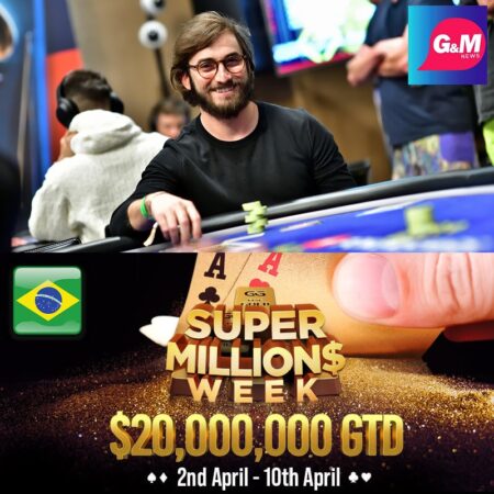 Super MILLION$ Week de Poker: Quase um milhão de dólares na forra para Pedro Garagnani