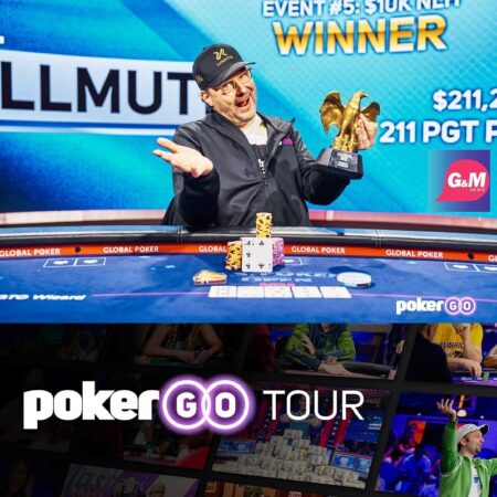 Phil Hellmuth consigue su primer trofeo en un torneo grande del PokerGO Tour y llega a los 50 títulos