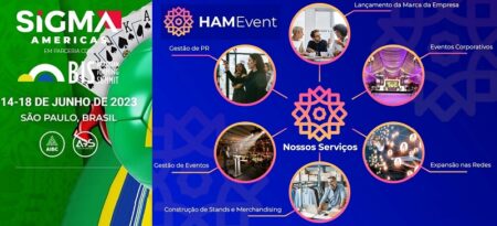 A HAMEvent oferecerá seus serviços para a indústria no SiGMA Americas BiS Brasil