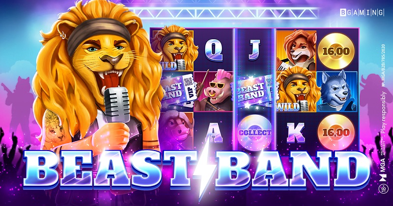 Enjoy an unforgettable rock concert with BGaming’s new online product ‘Beast Band’