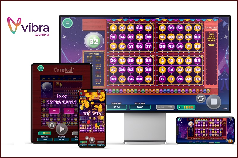 Vibra Gaming invites players to enjoy ‘Carnival’, an attractive multi-speed online bingo
