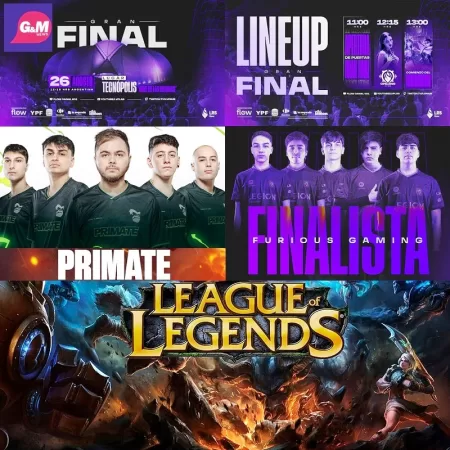 Primate y Furious Gaming se medirán en la gran final de la Liga Regional Sur Flow 2023 de League of Legends