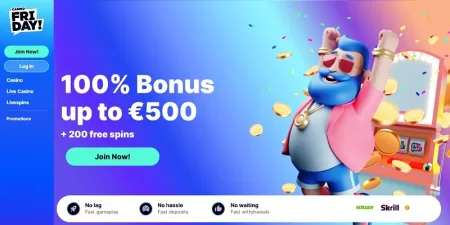 Time to enjoy Casino Friday, the ultimate iGaming destination for fun