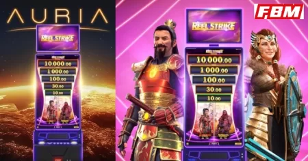 A FBM apresentará o novo gabinete Auria e a atraente slot ‘Reel Strike’ no G2E Las Vegas