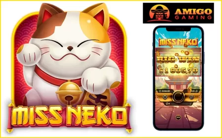 Enter the captivating world of luck with ‘Miss Neko,’ latest online slot by Amigo Gaming