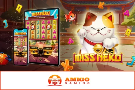 Ingrese al cautivador mundo de la suerte con ‘Miss Neko’, la más reciente slot en línea de Amigo Gaming