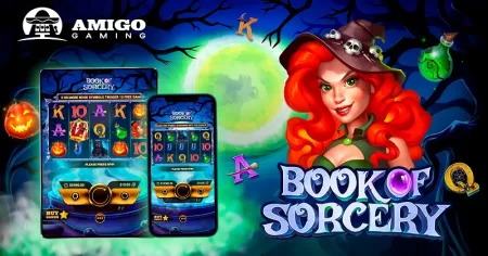 Un viaje sobrenatural y toda la energía de Halloween esperan en ‘Book of Sorcery’, el nuevo título de Amigo Gaming