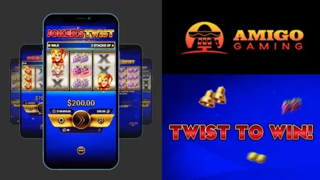 Enjoy an unforgettable and exciting experience with Amigo Gaming’s latest release, ‘Joker’s Twist’