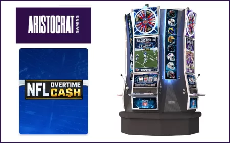 Aristocrat releases ‘Overtime Cash,’ the newest game in the NFL Slots lineup