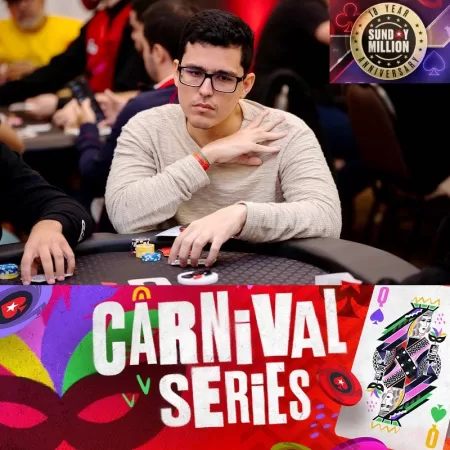Emmanuel de Sousa gritou campeão no Sunday Million do PokerStars