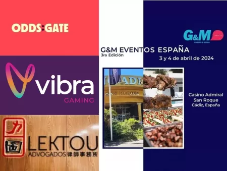 G&M Eventos España suma como Sponsors a Oddsgate, Vibra Gaming y Lektou