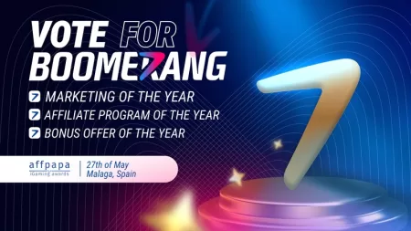 Boomerang Partners gets three nominations at AffPapa iGaming Awards 2024
