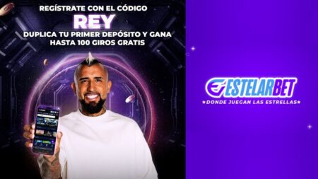 Estelarbet eligió al popular futbolista Arturo Vidal como nuevo embajador de marca