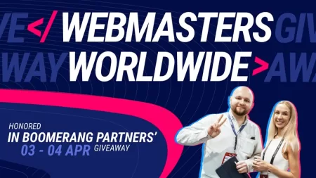 Boomerang Partners honors webmasters with social media giveaway and traffic tournament