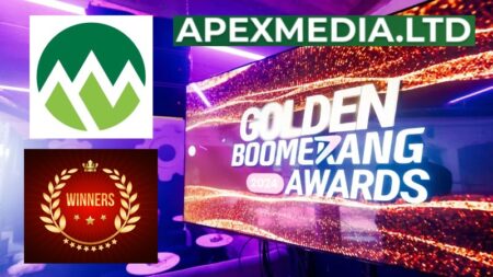 A Apex Media foi a vencedora do Golden Boomerang Awards 2024