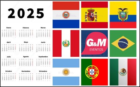Ya está disponible el Calendario de Eventos 2025 de G&M News para América Latina y Europa