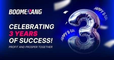 Boomerang Partners celebrates three successful years with fivefold increase in sports betting