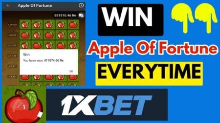 How to enjoy and win at the Apple of Fortune game from 1xBet India