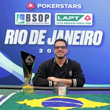 Brunno Botteon foi campeão do Main Event do LAPT Rio de Janeiro