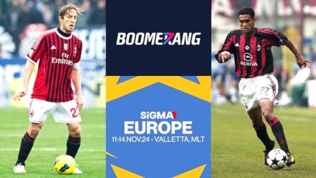 A Boomerang levará as lendas do AC Milan Massimo Ambrosini e Serginho para a SiGMA Europe 2024