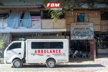 The Philippines: FBM Foundation donates ambulance to improve Leupapo Inc.’s health services