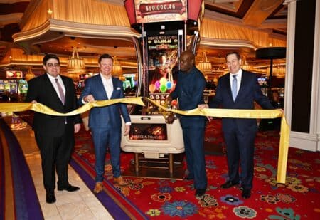 Aristocrat Gaming hosted the debut of ‘House of the Dragon’ slot game at Wynn Las Vegas