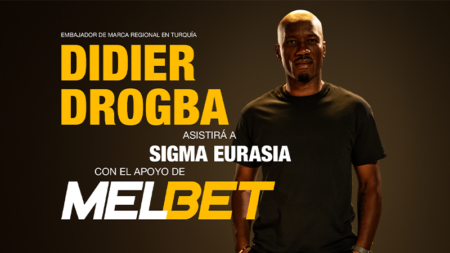 Didier Drogba en SIGMA Eurasia con el respaldo de MelBet – Conoce a la leyenda
