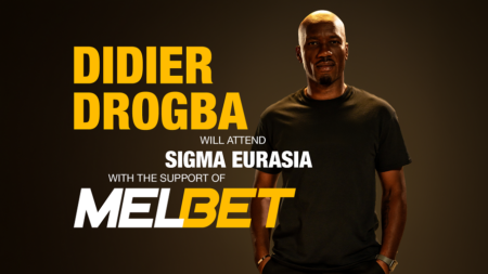 Didier Drogba at SIGMA Eurasia with the Support of MelBet – Meet the Legend