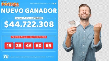 Afortunados ganadores en la Lotería Chaqueña