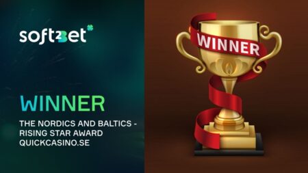 Soft2Bet’s Quickcasino wins ‘Nordics and Baltics – Rising Star’ award