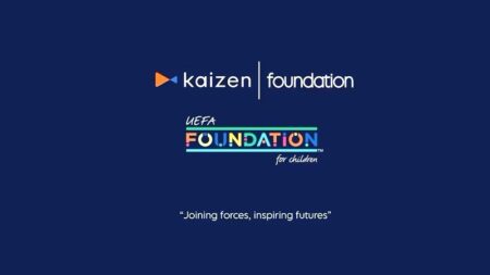 A Kaizen Foundation estende parceria com a Fundação da UEFA
