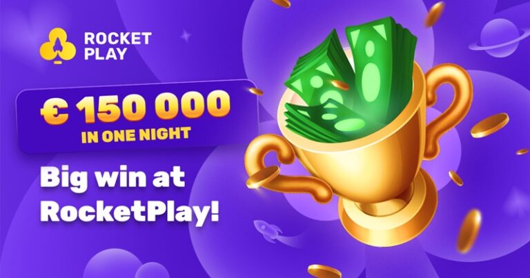 Get 150,000 EUR in one night: What it’s like to win big on RocketPlay
